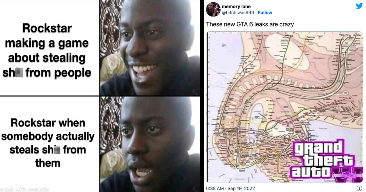 GTA 6 leak memes and reactions on Twitter from the video game industry and  the public at large