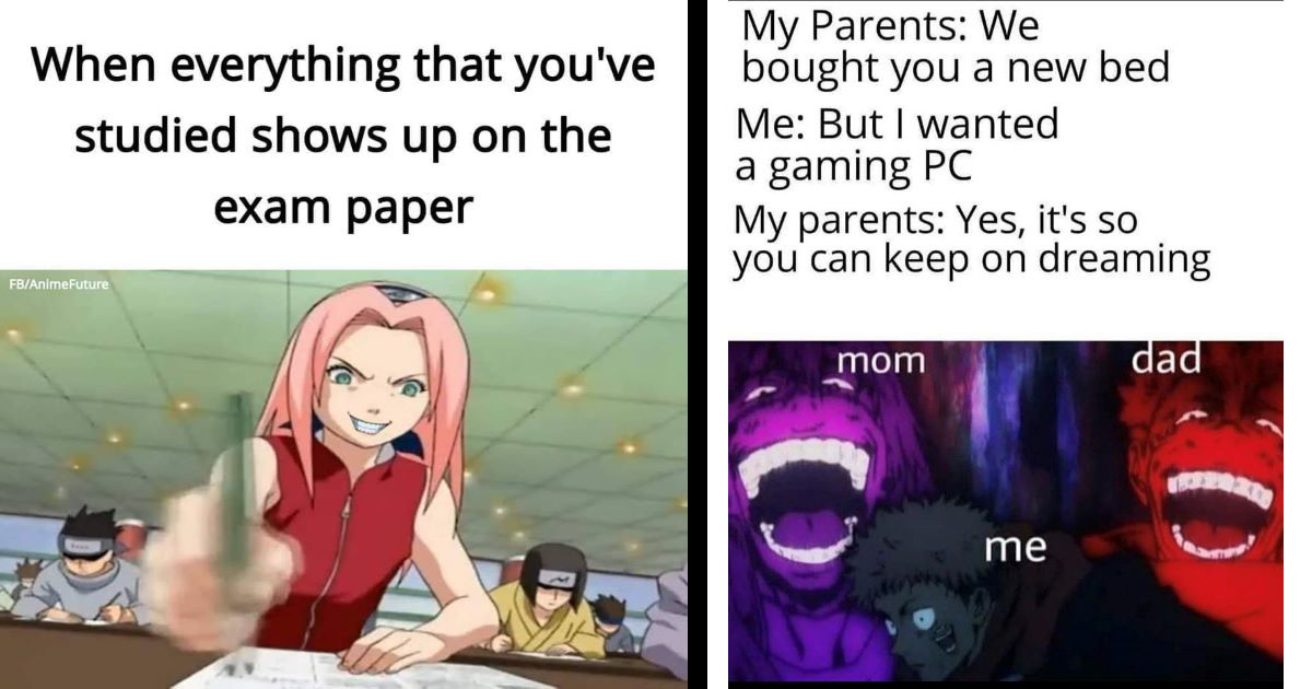 A dark anime meme : r/animememes