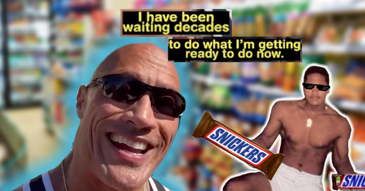 The Rock' buys every Snickers at a 7-Eleven to 'right his wrongs