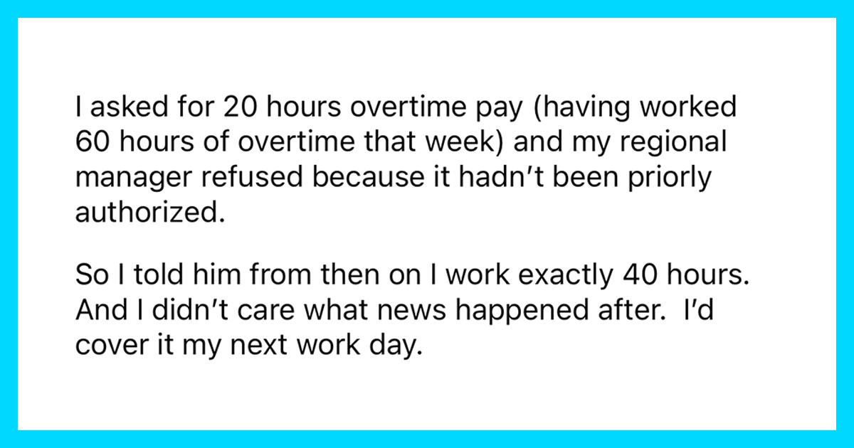 Newspaper Manager Refuses to Pay Overtime, Reporter Maliciously