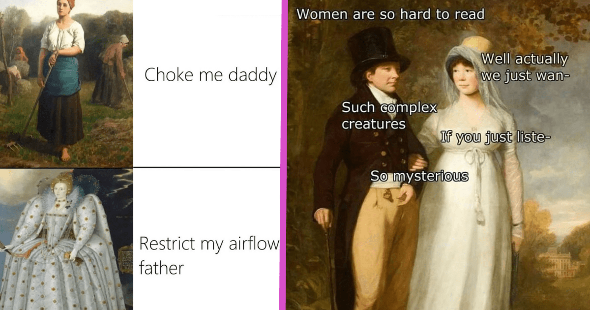 20 Classical Art Memes That Perfectly Illustrate Relationships In The Modern Day And Age 0159