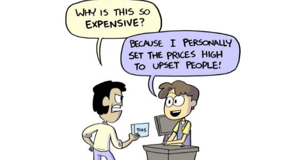 funny customer service cartoons