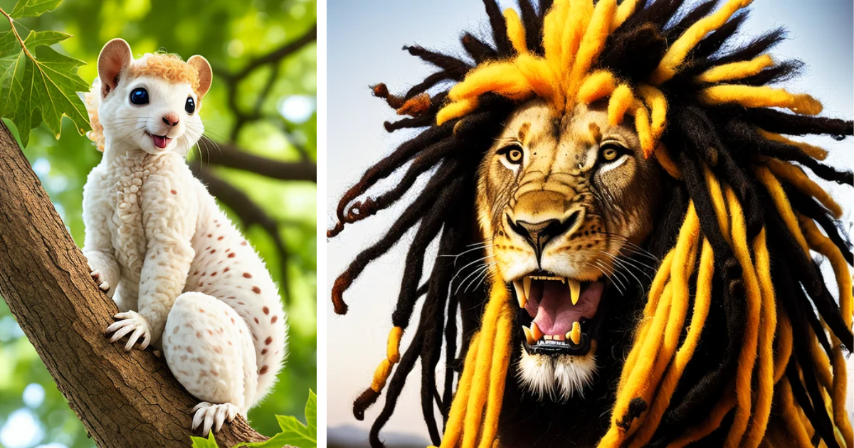 A.I Gone Wild: 20 Hilarious AI-Generated Animal Images Created Entirely