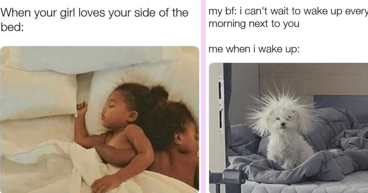 20 Bed Related Memes For Ladies Who Love Waking Up Next To Their Lover