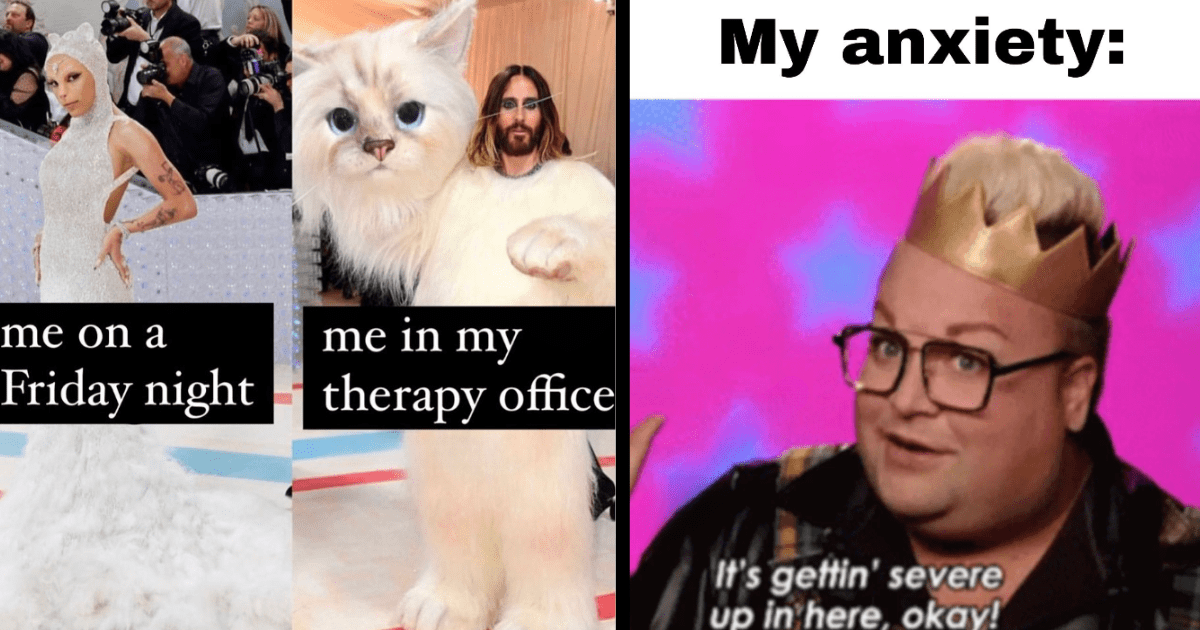 chronic anxiety cat meme