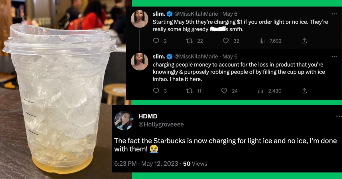 Starbucks is Getting Dragged For Charging Extra on Light Ice Orders 20