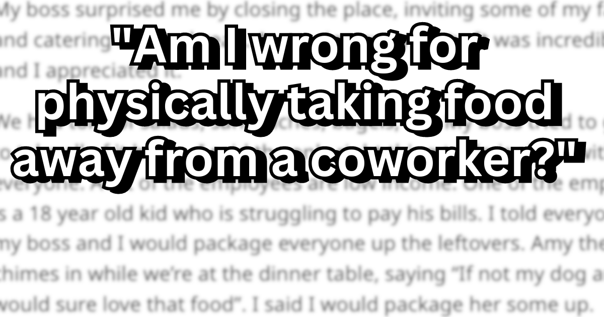 'I ripped those bags out of her hands' Greedy Karen steals all of the