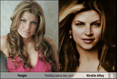Fergie Totally Looks Like Kirstie Alley Cheezburger Funny Memes Funny Pictures