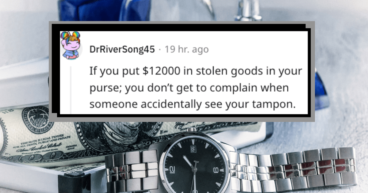 'My stuff was more precious to me than her dignity': Girl steals $12,000 worth of watches and jewelry from her cousin's bedroom, gets caught in the act then offended when he goes through her bag