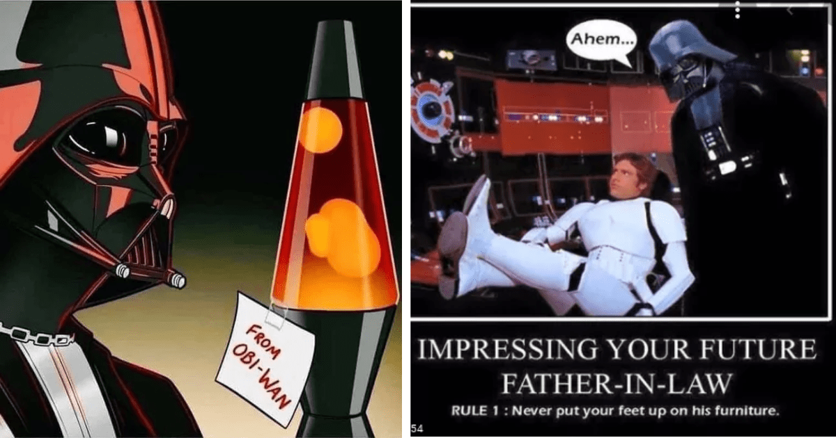 you are the father darth vader meme