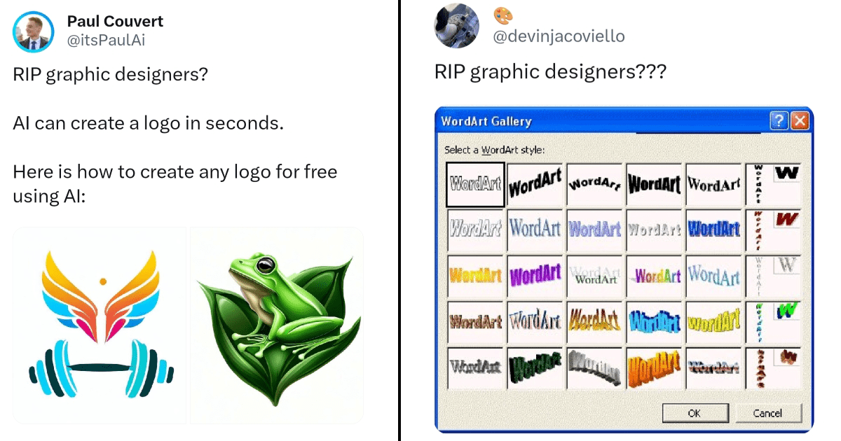 'RIP Graphic Designers' New Meme Pokes Fun at Tacky Logos Produced by