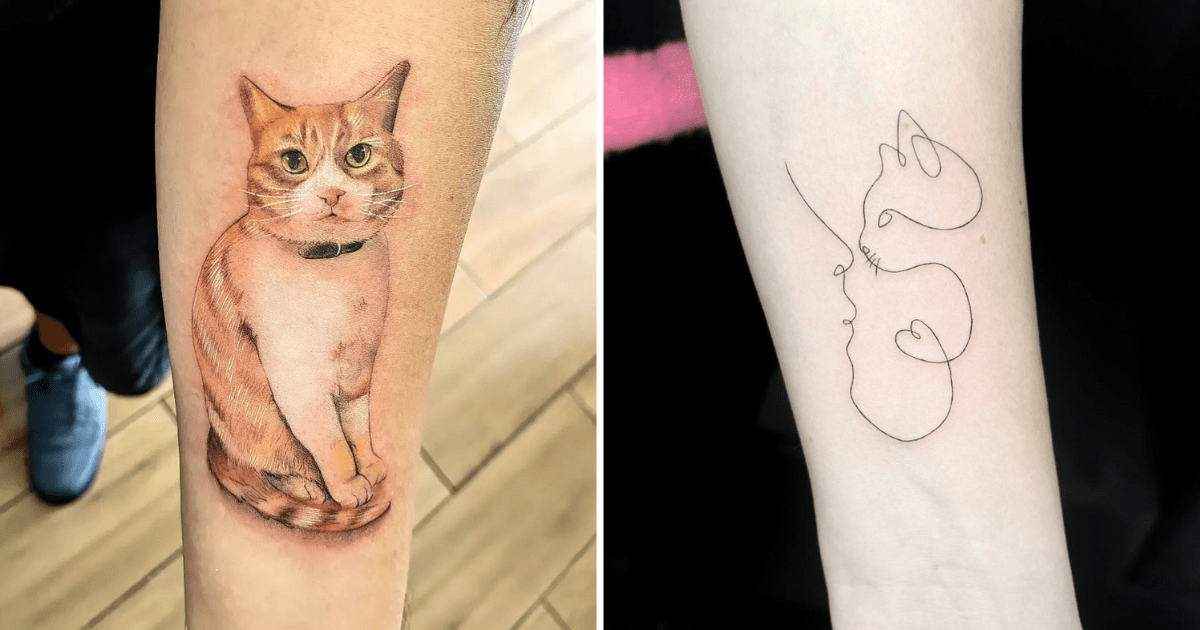 30 Purrfectly Cool Cat Tattoos For Inspiration For Some New Ink And As ...