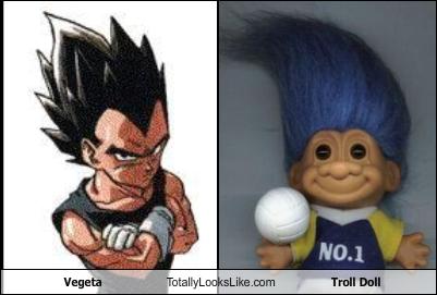 vegeta troll doll