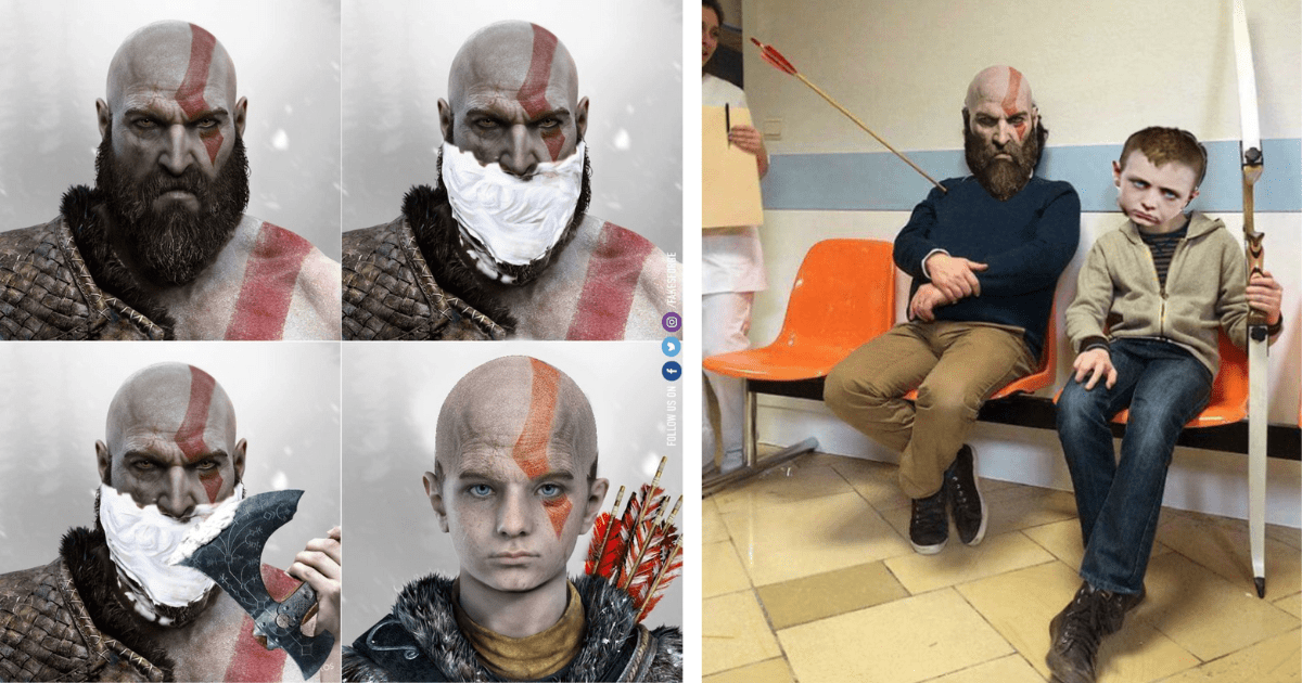 Kratos quase teve um 'dad bod': a evoluçao de grooming em 'God of