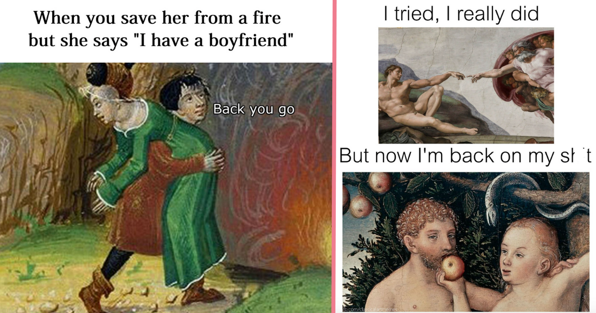 31 Witty Fine Art Memes Transforming Dating Mishaps into Masterpieces ...