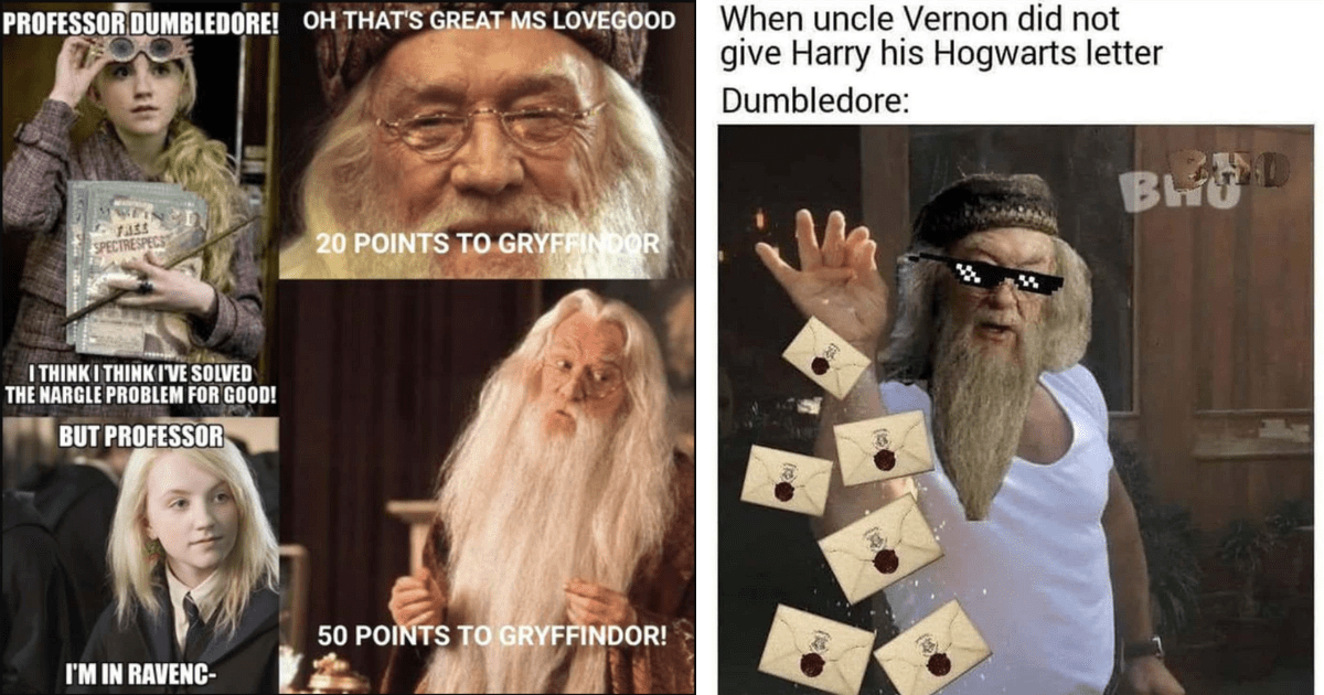 The Wizard of Wit: 25 Dumbledore Memes that Would Make Even Snape Crack ...