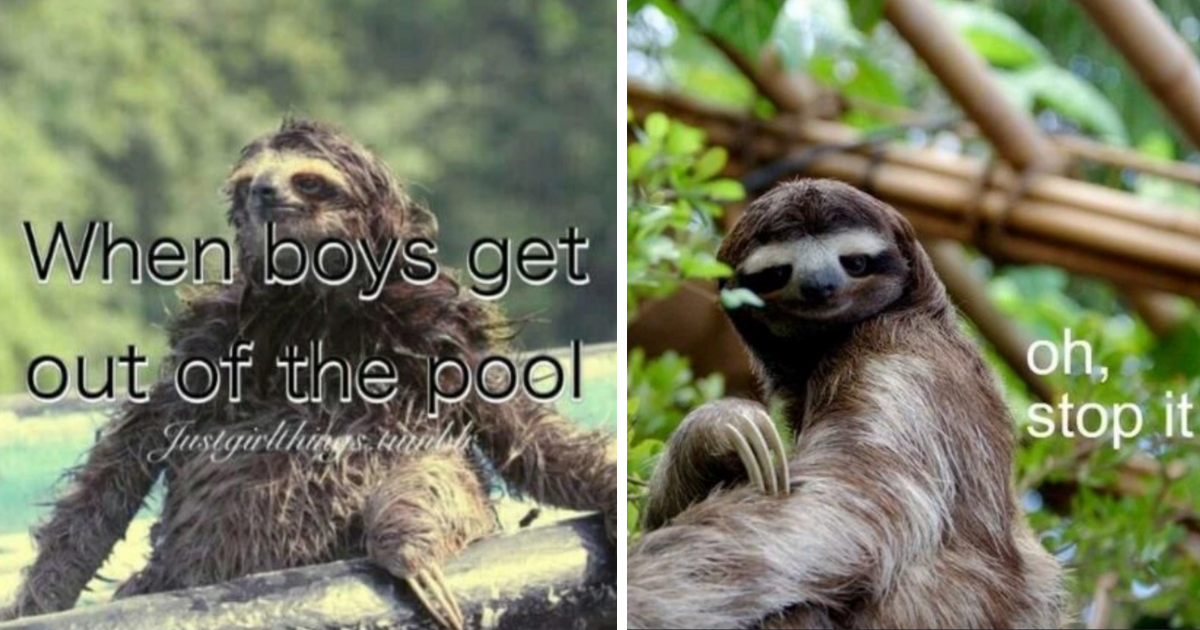 dirty sloth captions