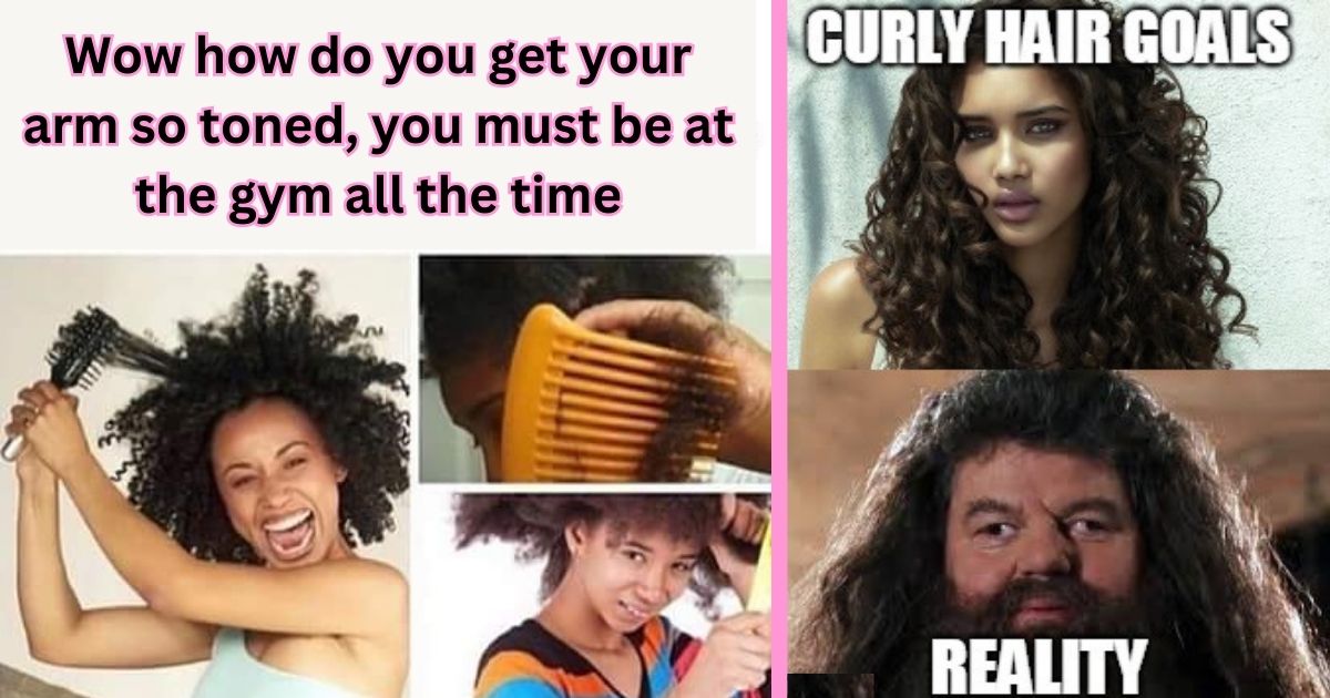 2. "Blonde curly hair struggles" meme - wide 8