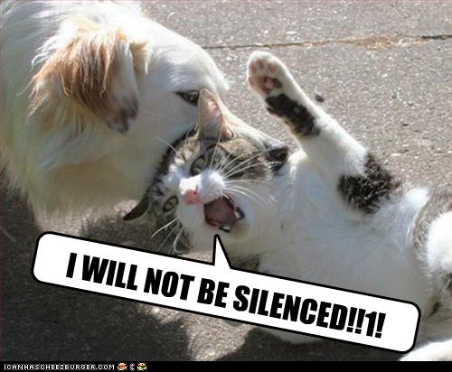 I Will Not Be Silenced 1 Cheezburger Funny Memes Funny Pictures