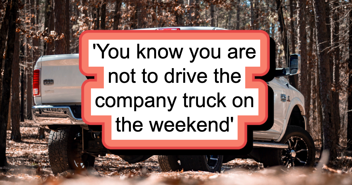 'I am forbidden from driving my truck even a few feet' Salesman lets