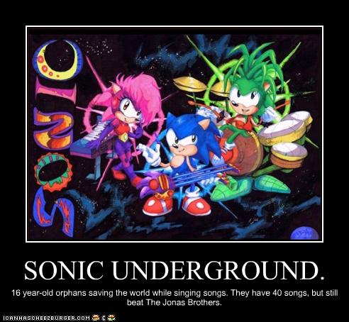 SONIC UNDERGROUND. - Cheezburger - Funny Memes Funny 
