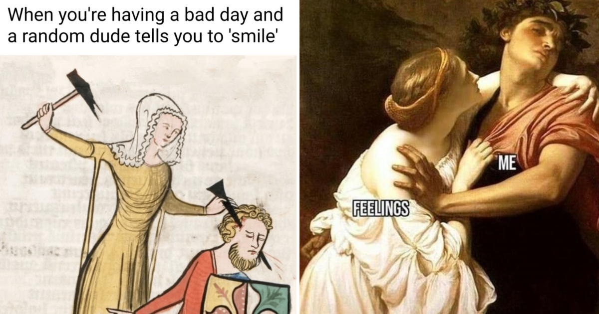 40 Classical Art Memes that Capture the Essence of Classic Bad Dating
