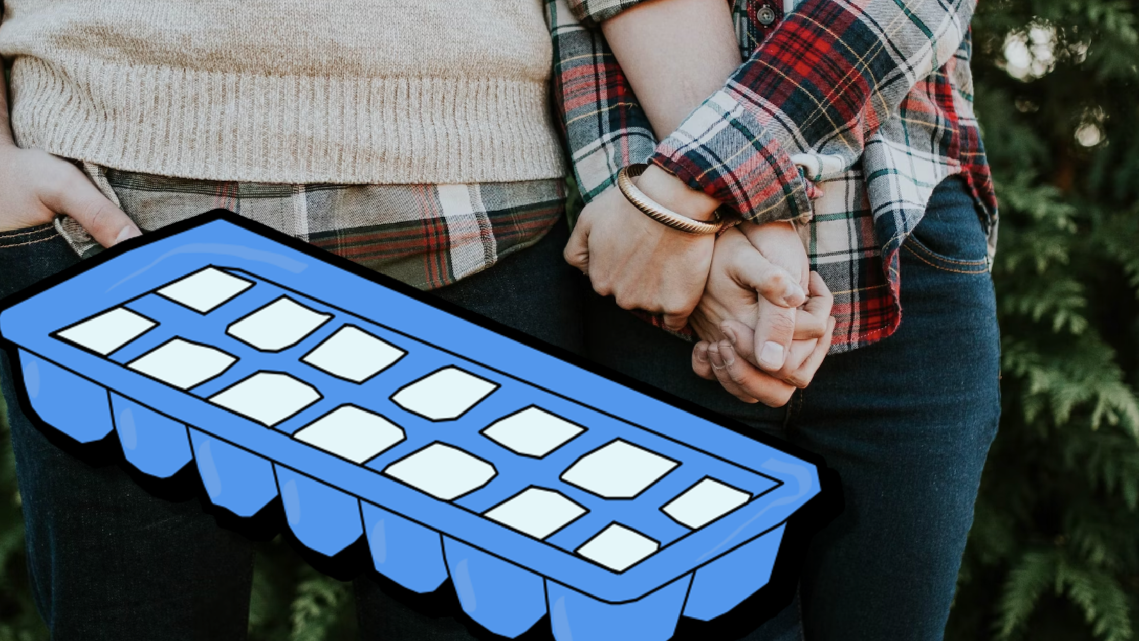 Blue Ice Cube Tray - Openclipart