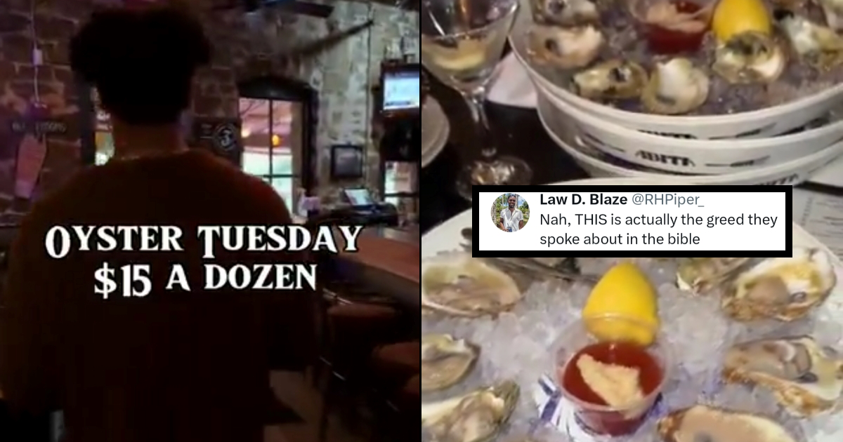 Voracious Woman Eats 48 Oysters on First Date, Gets Put on Blast for
