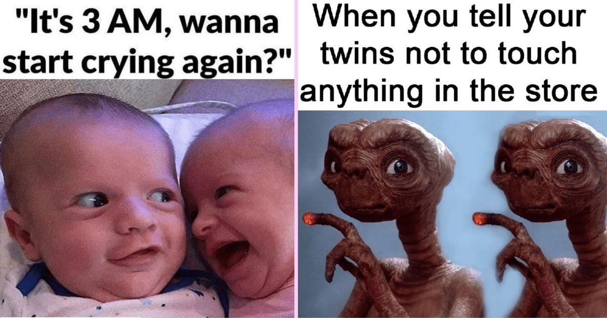 40 Terrific Twin Memes for Parents of Precious Pairs and Adorable Duos Parenting