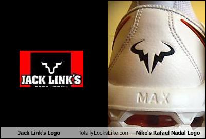 Jack Link S Logo Totally Looks Like Nike S Rafael Nadal Logo Cheezburger Funny Memes Funny Pictures