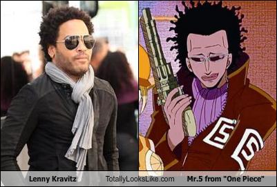 Lenny Kravitz Totally Looks Like Mr 5 From One Piece Cheezburger Funny Memes Funny Pictures