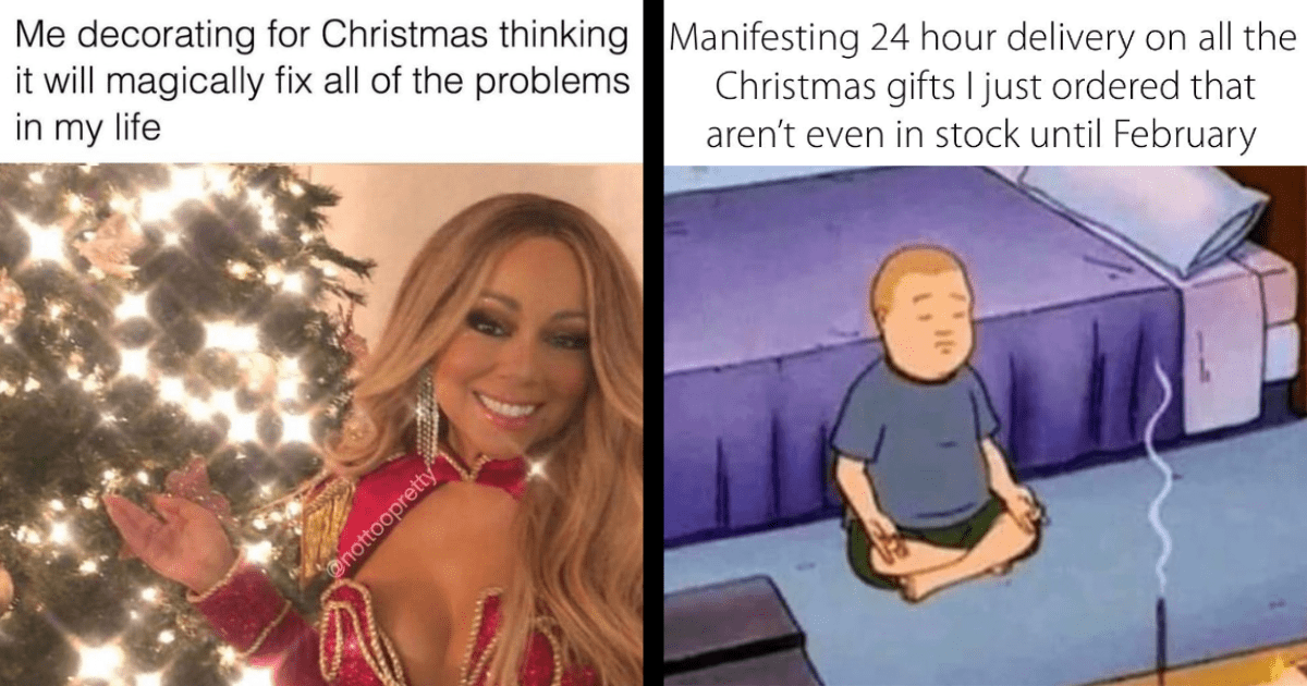 A Stocking Full of 32 TinselCovered Holiday Memes to the