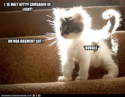 I Is Holy Kitty Crusader Of Light Cheezburger Funny Memes Funny Pictures
