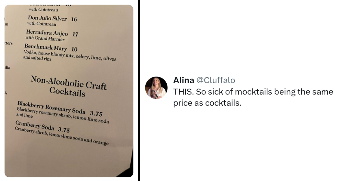'You should not pay more than 5 for a mocktail' Nondrinkers ponder