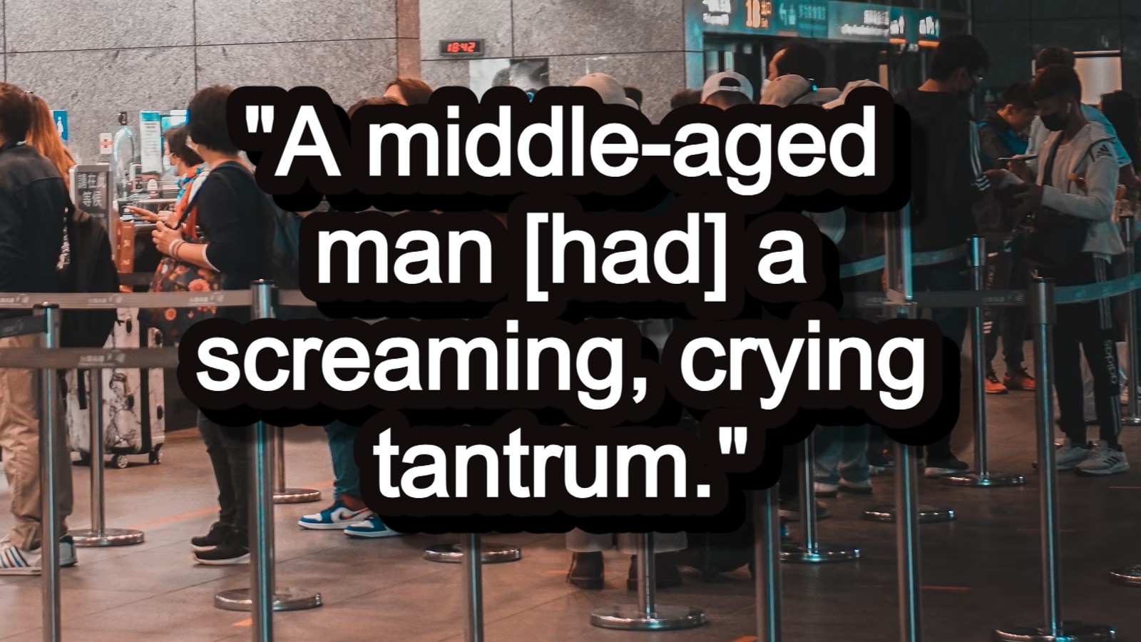Entitled dude wants to cut a 150 person line, gets shut down: 'A middle ...