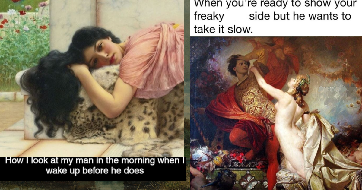 32 Fine Art Memes that Show the Face of Satisfied Women in ...