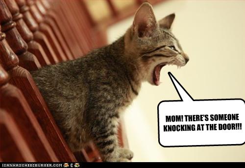 Mom There S Someone Knocking At The Door Cheezburger Funny