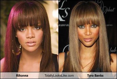 Rihanna Totally Looks Like Tyra Banks - Cheezburger - Funny Memes ...