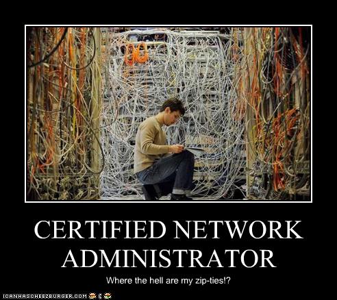 CERTIFIED NETWORK ADMINISTRATOR Cheezburger Funny 