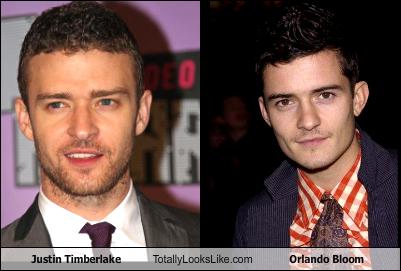 Justin Timberlake Totally Looks Like Orlando Bloom - Cheezburger ...