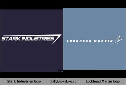 stark industries logo totally looks like lockheed martin logo cheezburger funny memes funny pictures totally looks like lockheed martin logo