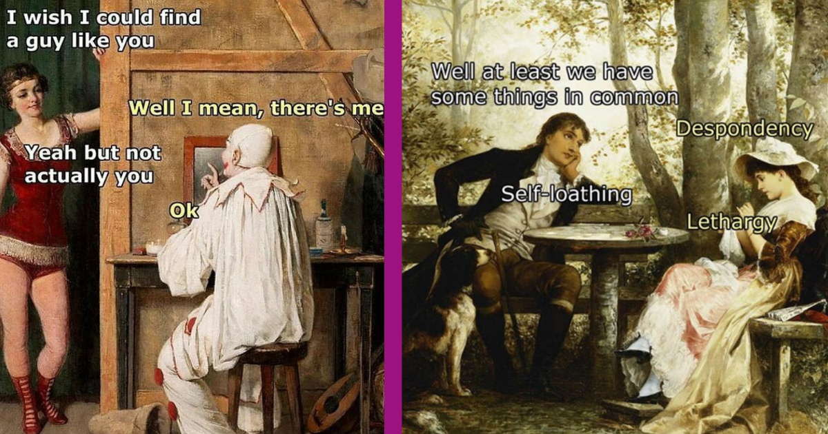 Romantic Realism: 30 Classical Art Memes Illustrating the Ins and Outs ...