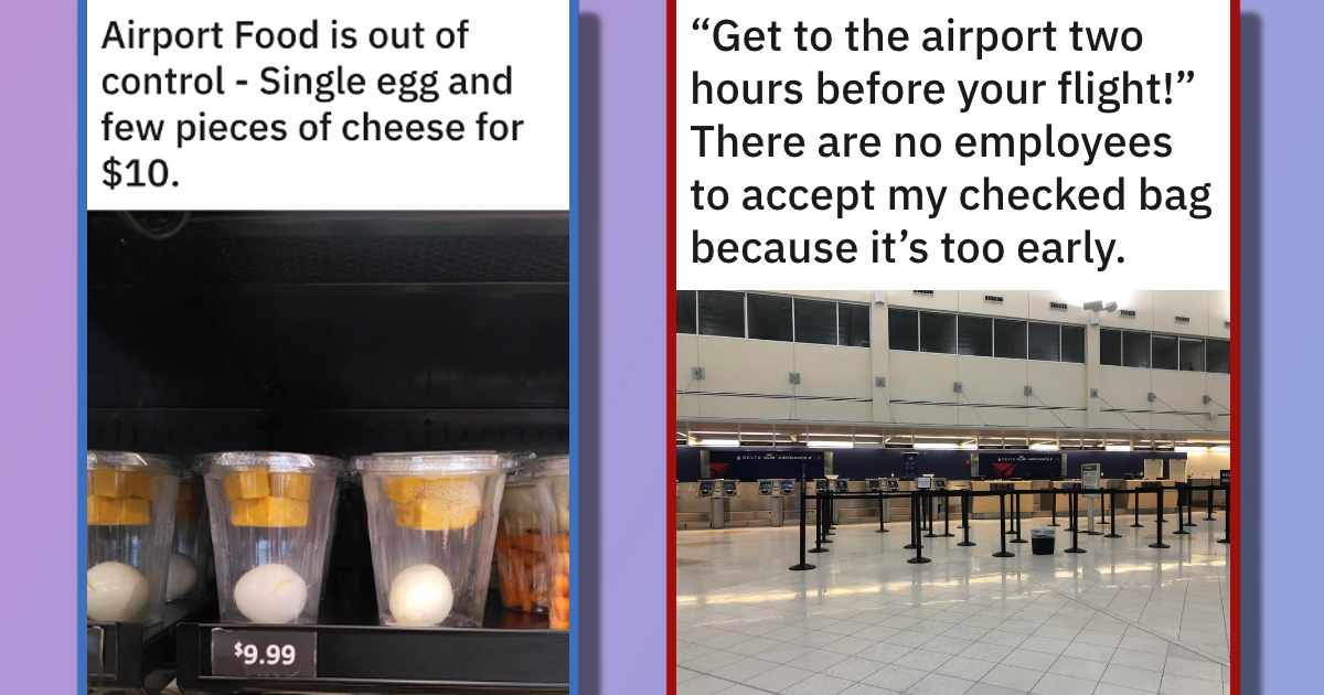 ‘Girl [is] sleeping across all 5 seats in the cellphone charging section’: 25 Times that airports were the worst part of the trip
