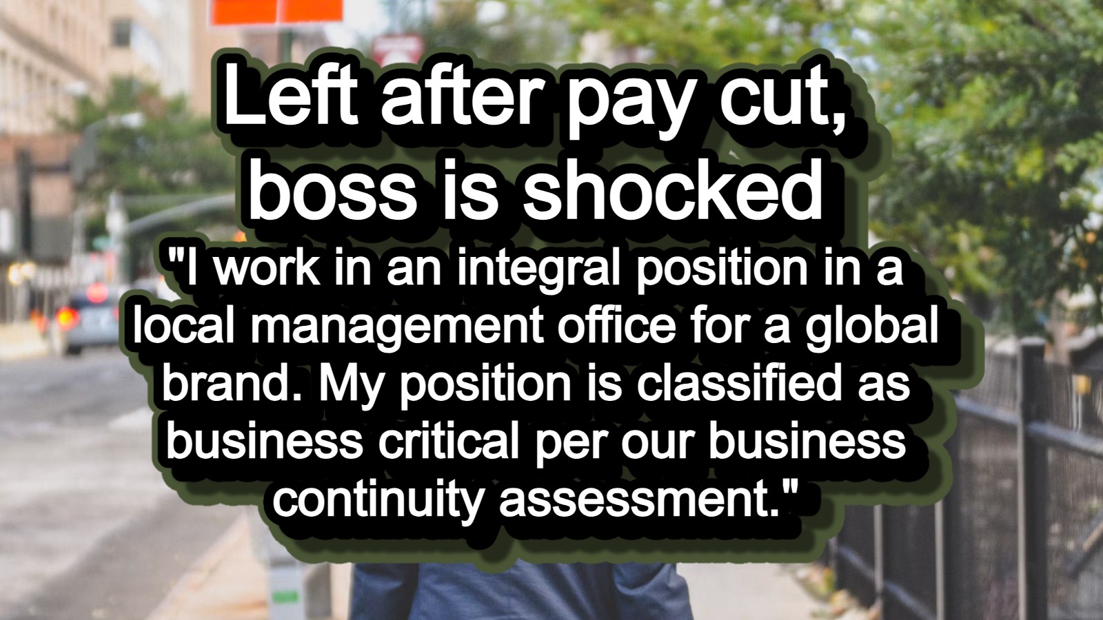 I Left With Zero Notice Employer Shocked When Employee Quits After 30 Pay Cut For A New Job