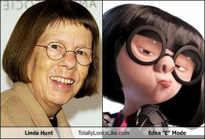 Linda Hunt Totally Looks Like Edna 