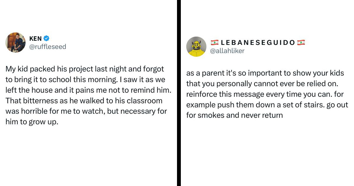 'Horrible for me to watch, but necessary for him to grow up' Dad