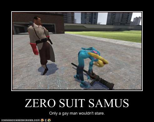 ZERO SUIT SAMUS - Cheezburger - Funny Memes | Funny Pictures