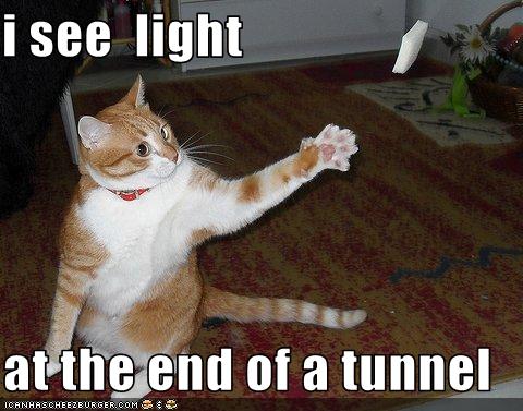 I See Light At The End Of A Tunnel Cheezburger Funny Memes