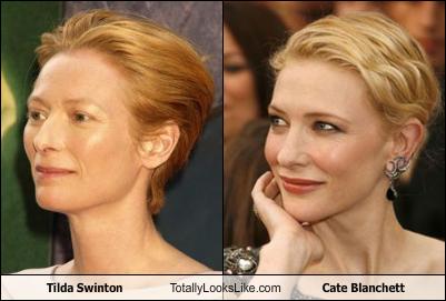 Image result for cate blanchett and tilda swinton