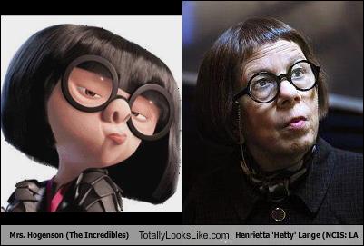 Mrs. Hogenson (The Incredibles) Totally Looks Like Henrietta 'Hetty ...